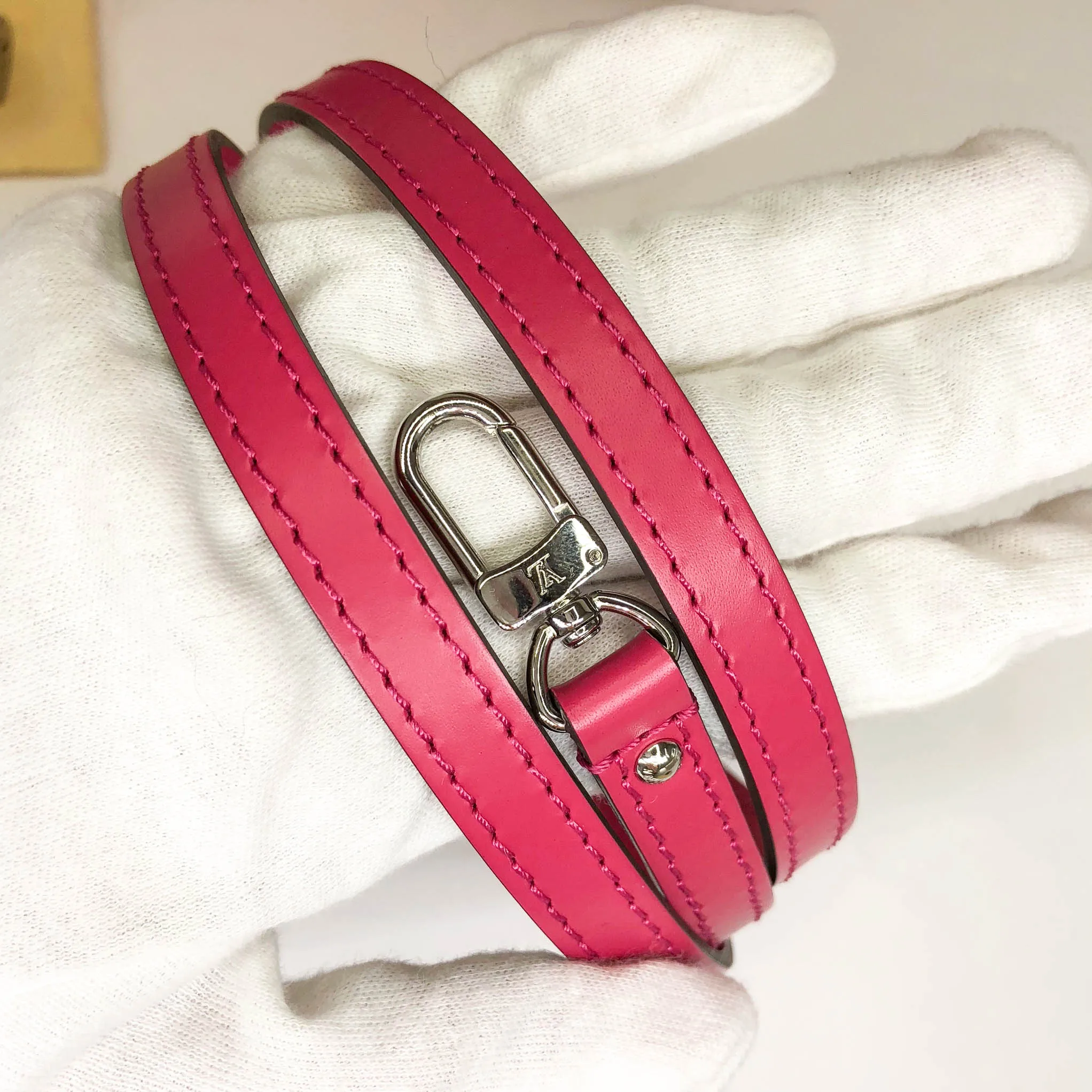 Alma BB Epi Leather Deep Pink