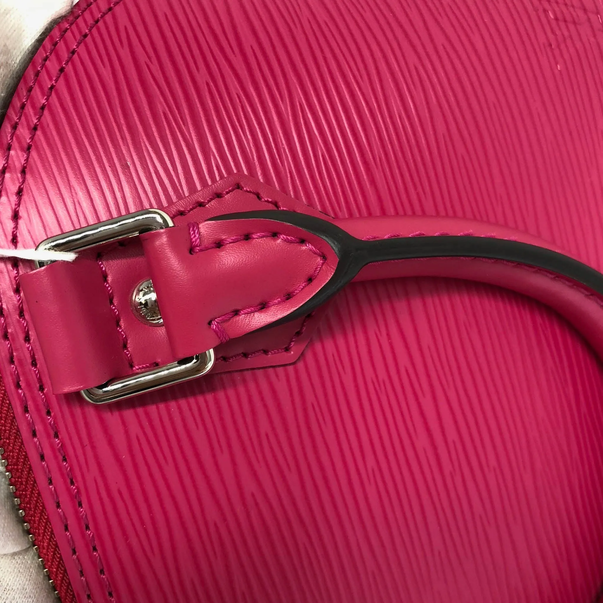 Alma BB Epi Leather Deep Pink