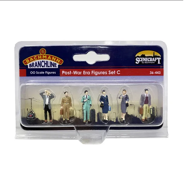 Bachmann Branchline Post-War Era Figures Set C 36-443