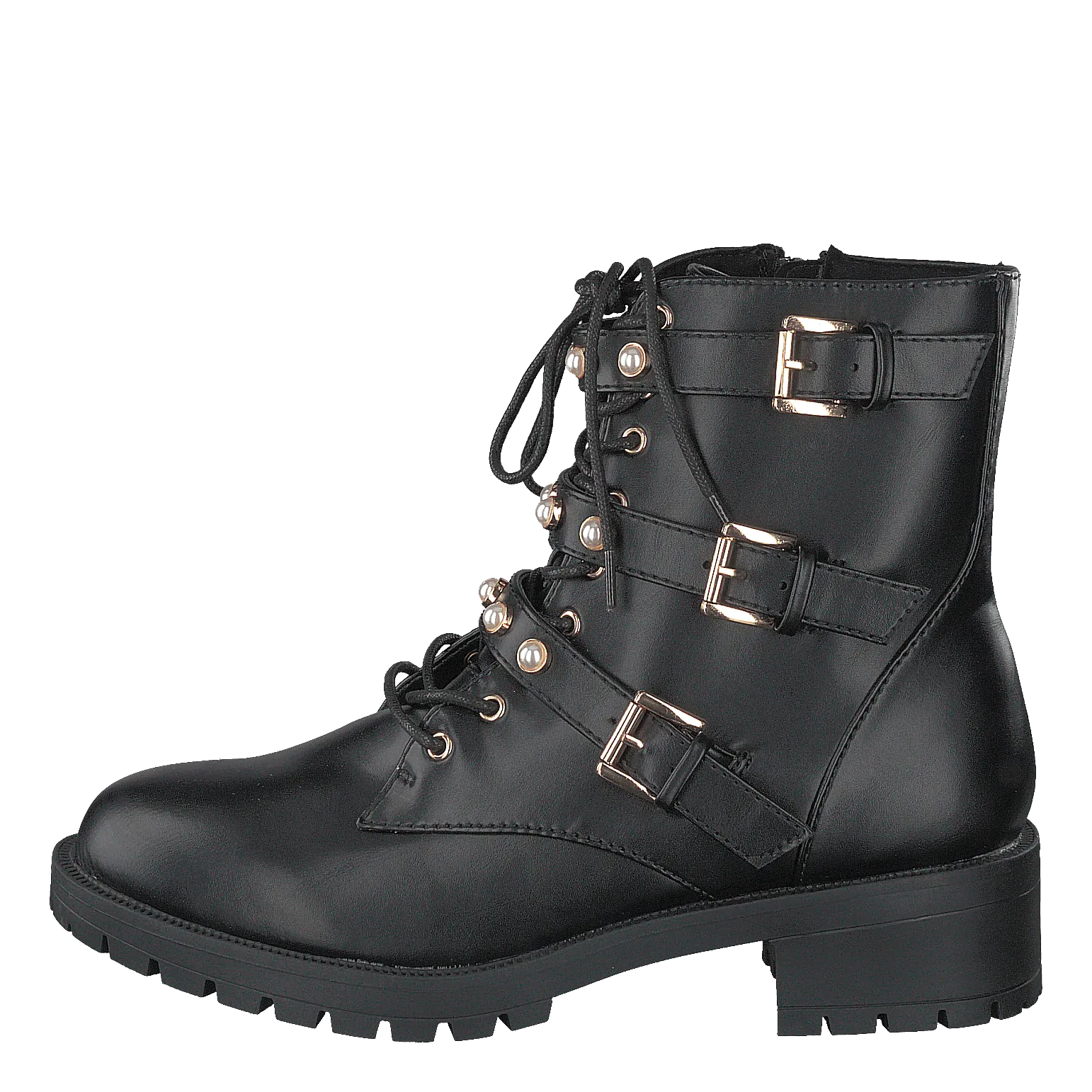 Biapearl Biker Boot Black