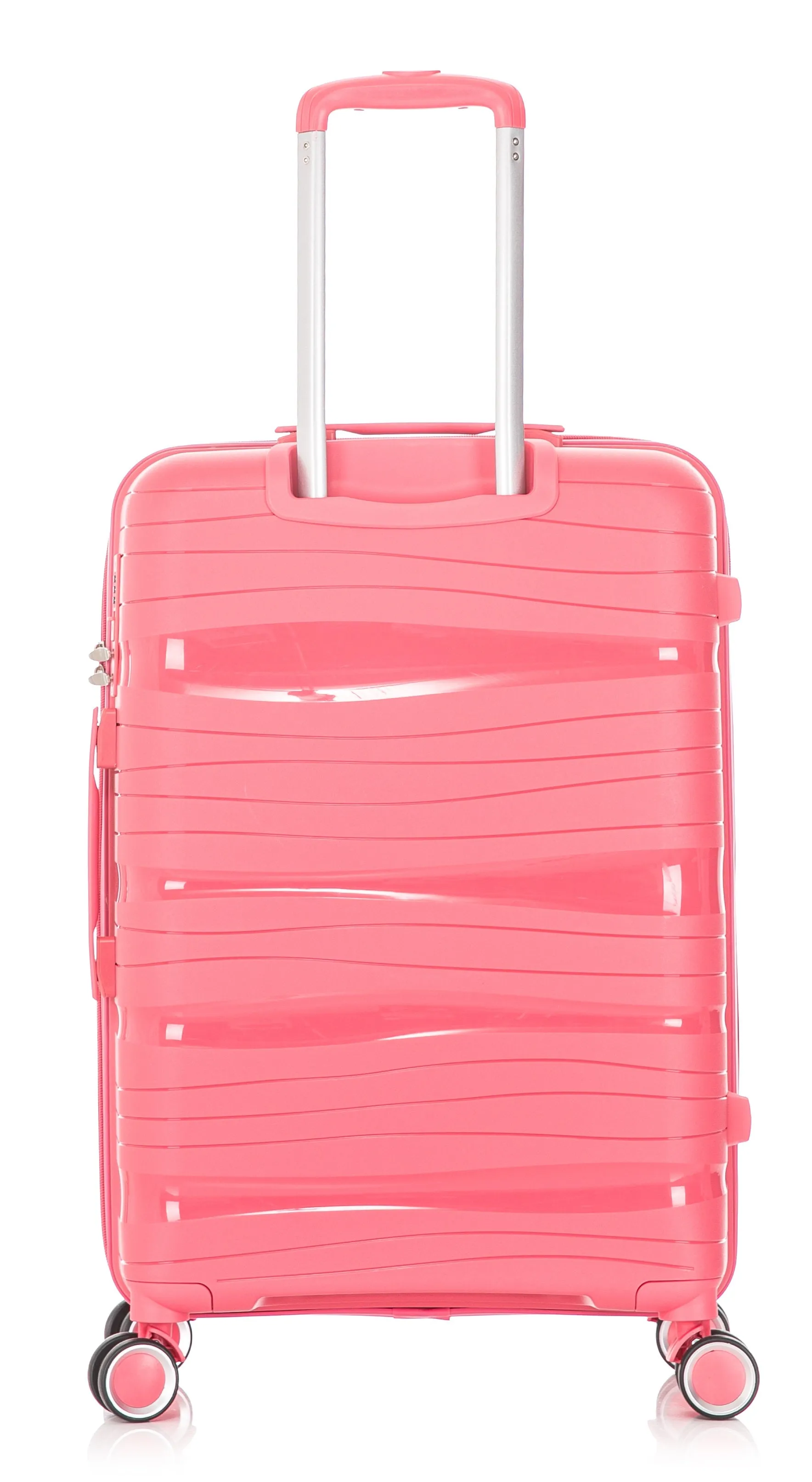 Cabin Spinner Suitcase - Crack Resistant - PP801 - Pink