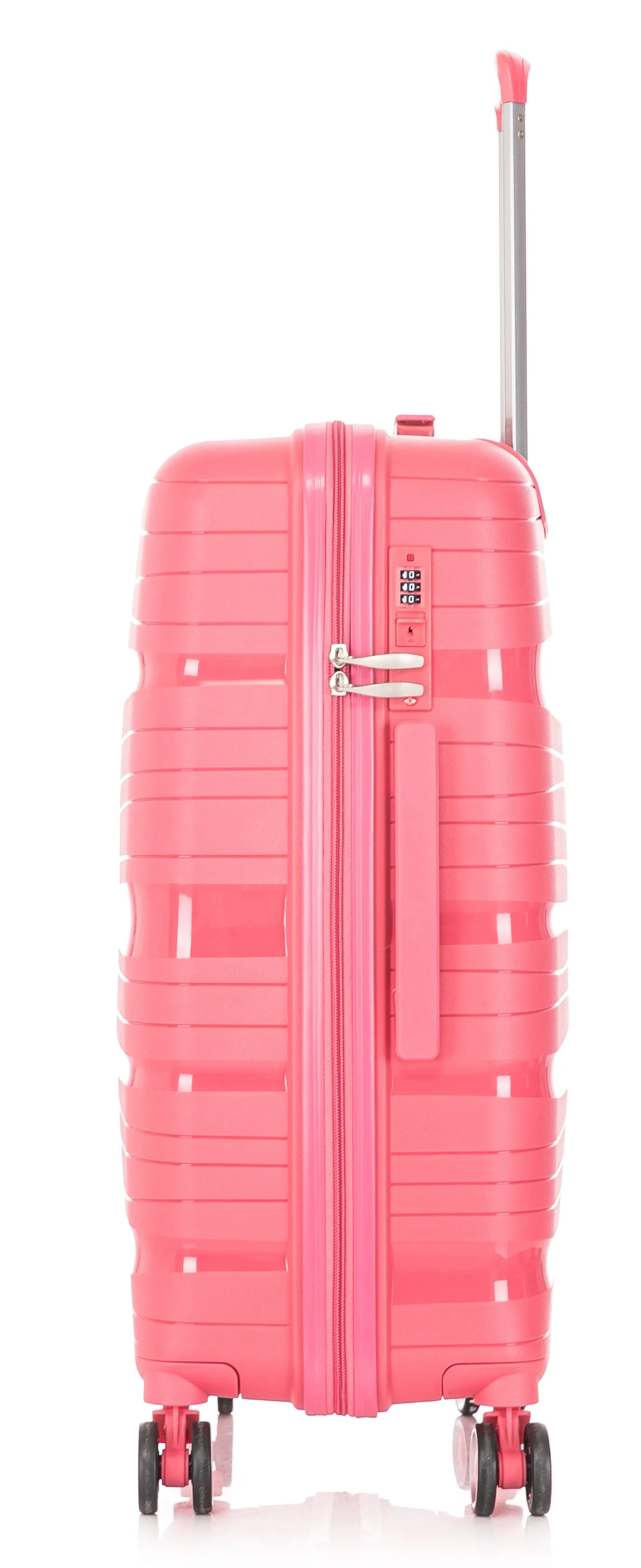 Cabin Spinner Suitcase - Crack Resistant - PP801 - Pink