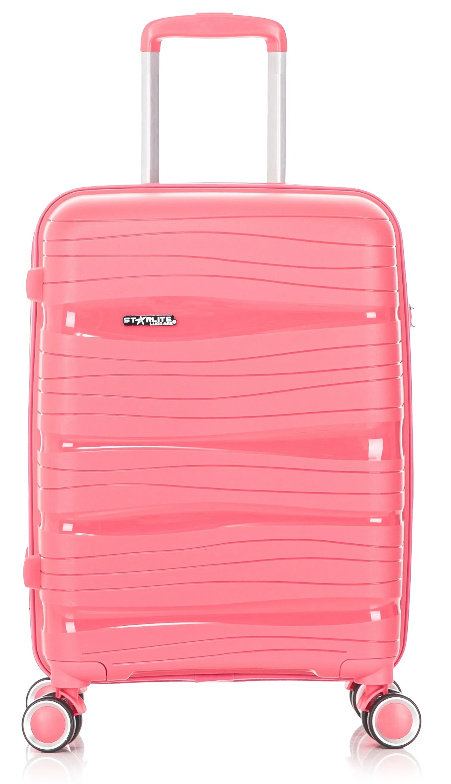 Cabin Spinner Suitcase - Crack Resistant - PP801 - Pink