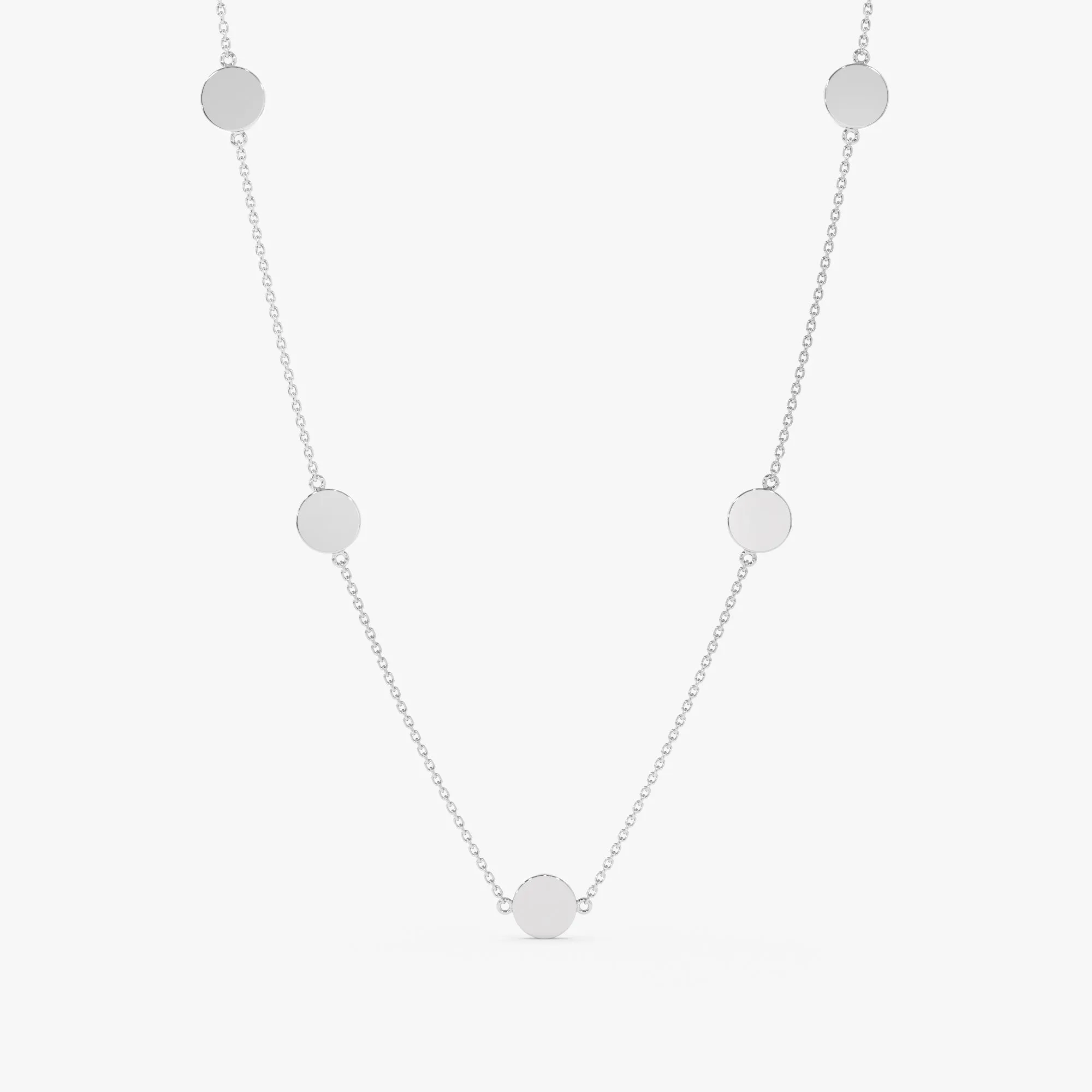 Dainty Coin Station Necklace, Cindra