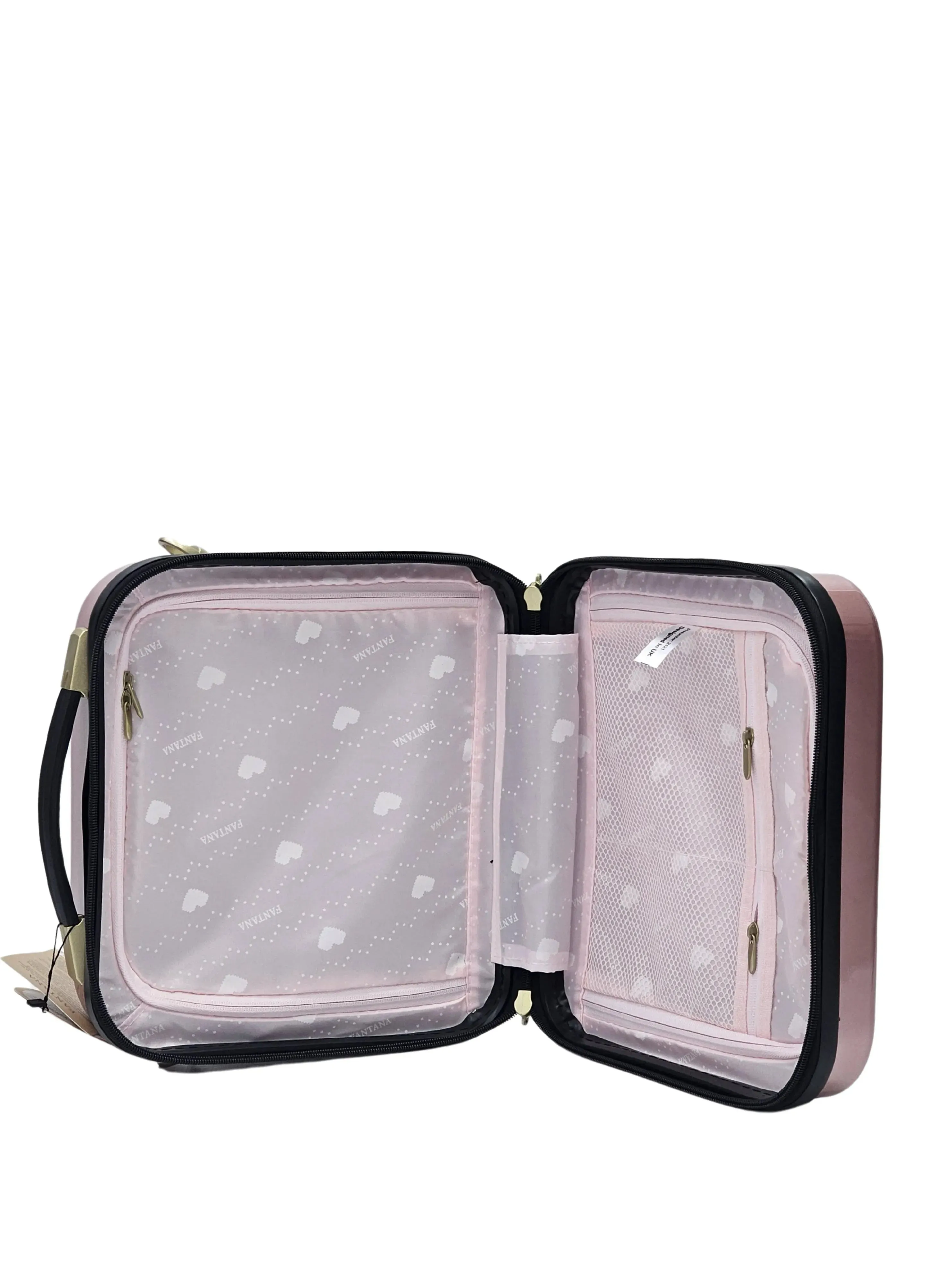 Floral Shiny Hard Case Shell Roller Wheels Suitcase