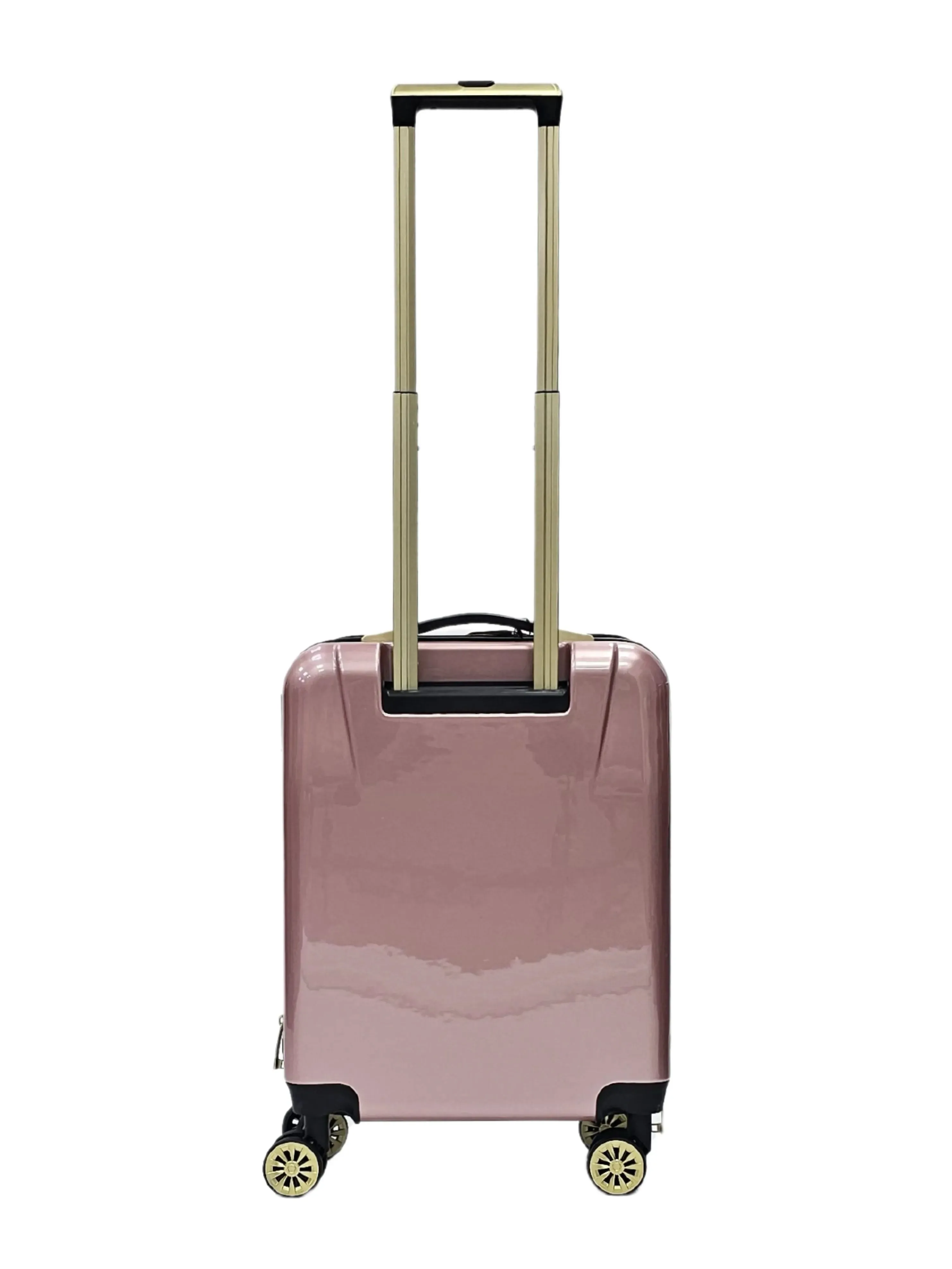 Floral Shiny Hard Case Shell Roller Wheels Suitcase