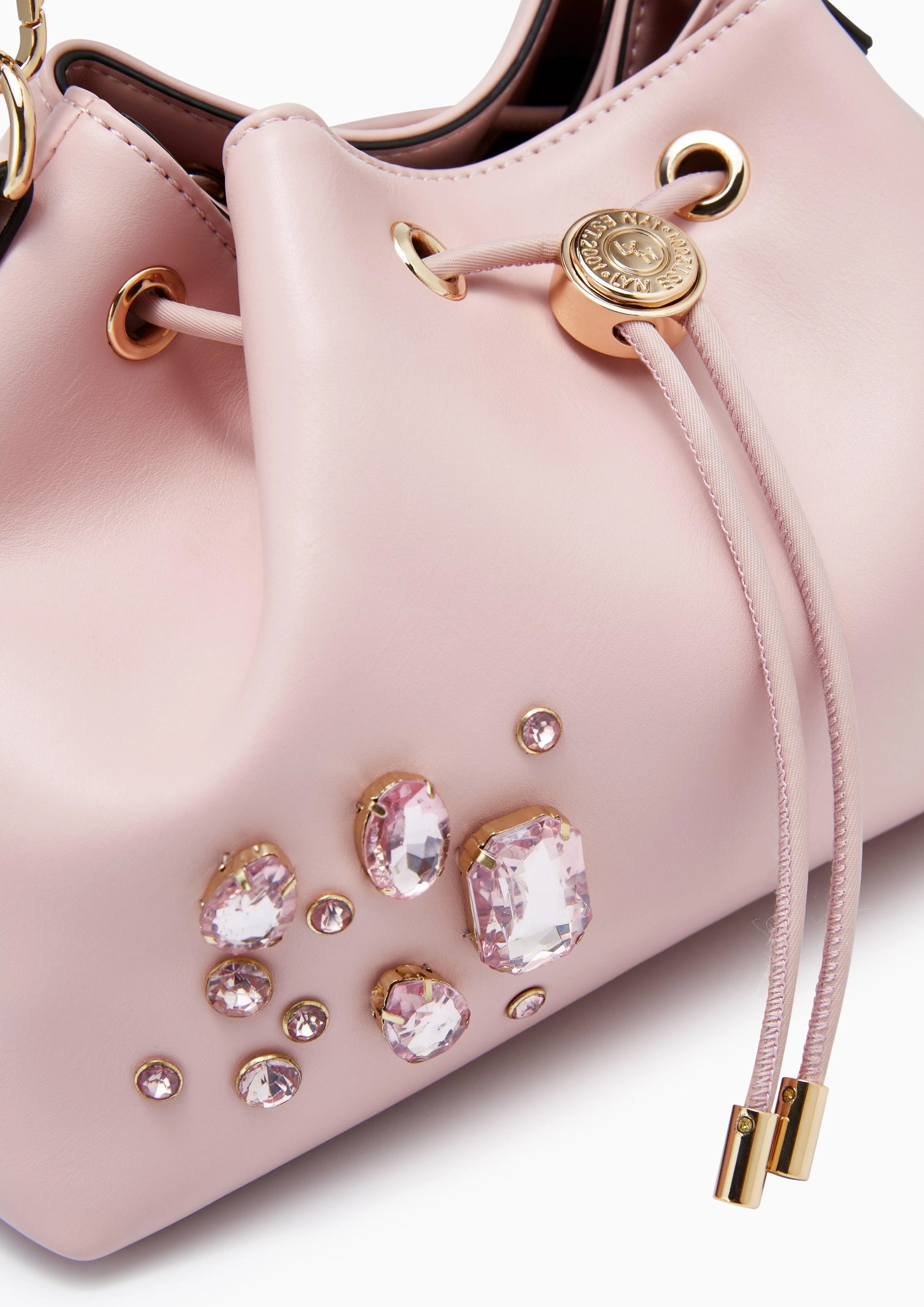 Gareth Diamond Bucket Bag S Pink