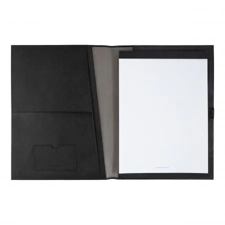 Hugo Boss Companion Black Folder A4 HLF008A