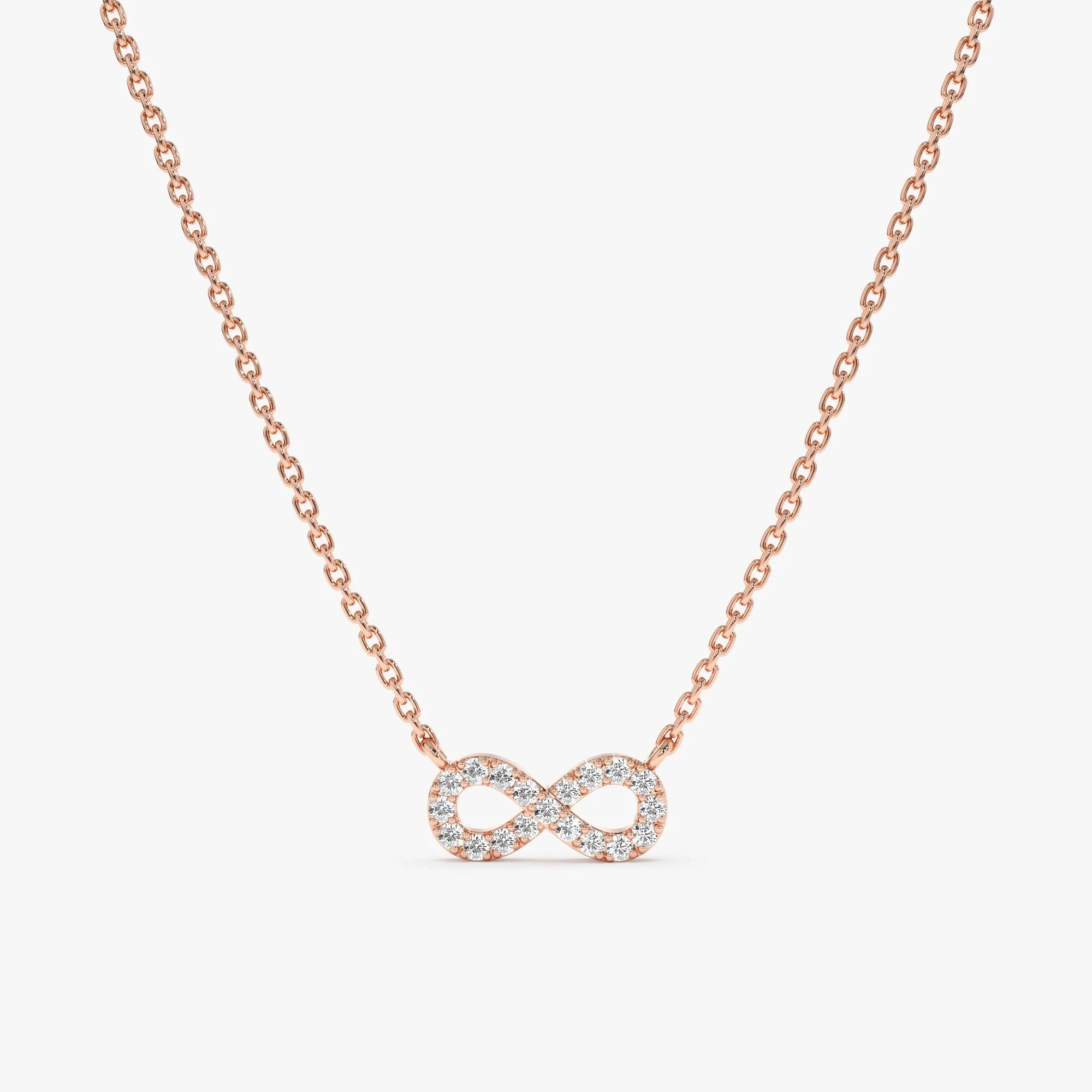 Infinity Diamond Necklace, Abigail