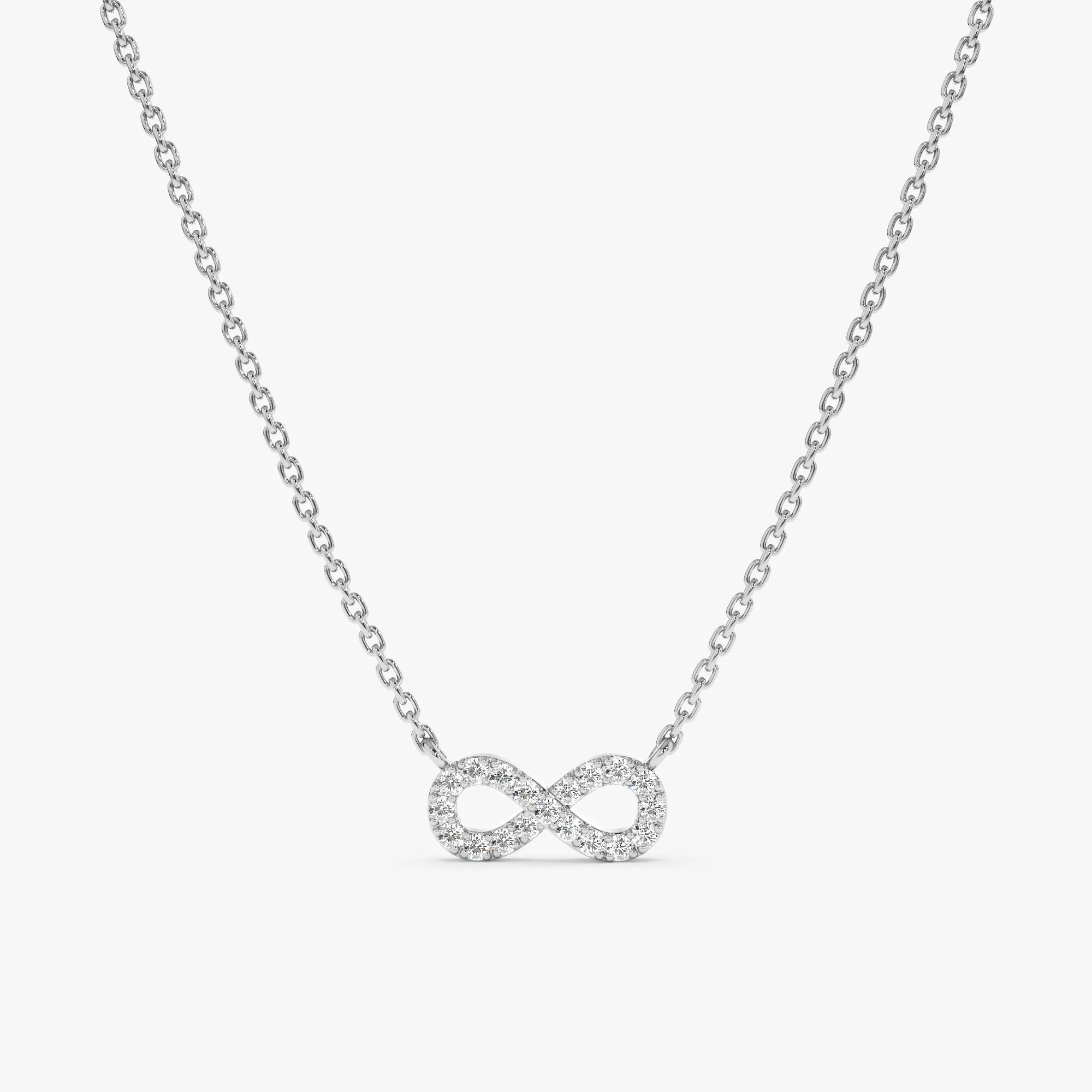 Infinity Diamond Necklace, Abigail