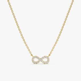 Infinity Diamond Necklace, Abigail