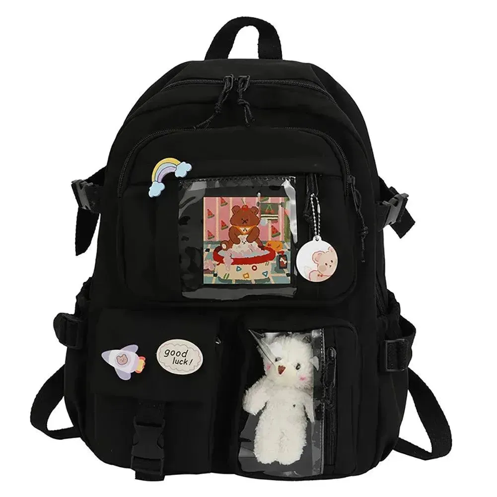 Kawaii Transparent Bear Backpack