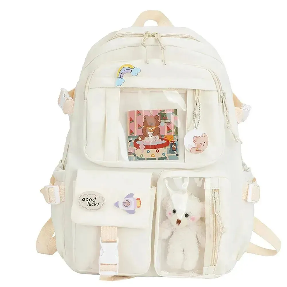 Kawaii Transparent Bear Backpack