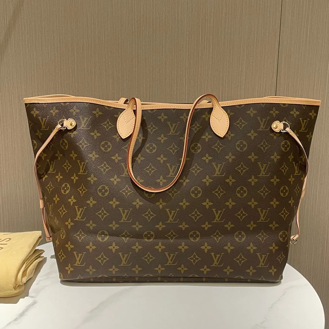 Louis Vuitton Neverfull Large Brown Monogram Tote 2011