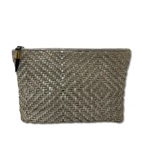 METALLIC WEAVE CLUTCH