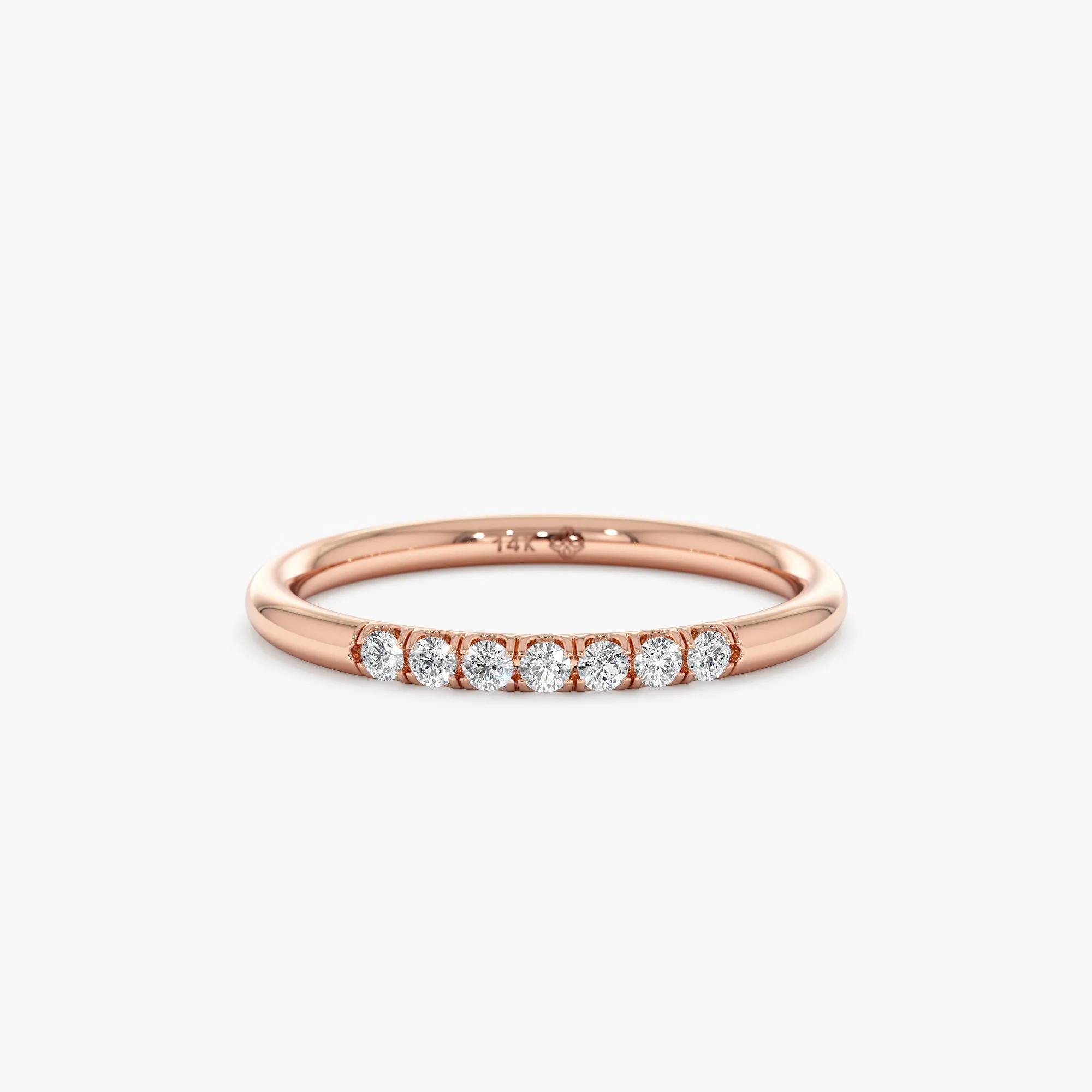 Natural Diamond Stacking Ring, Vanessa