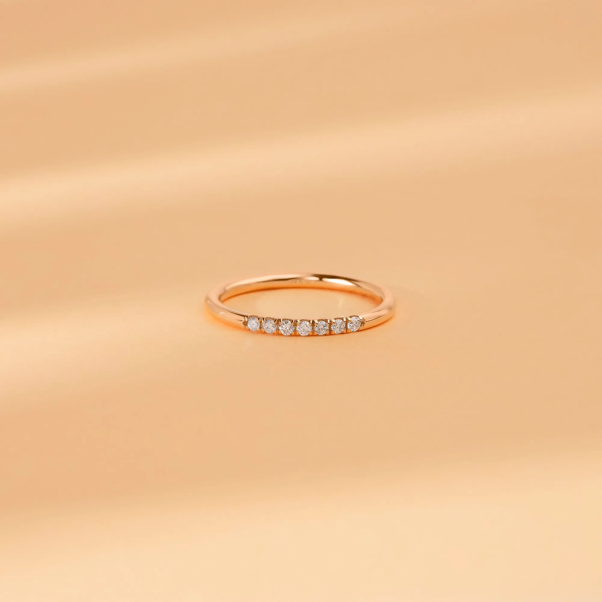 Natural Diamond Stacking Ring, Vanessa