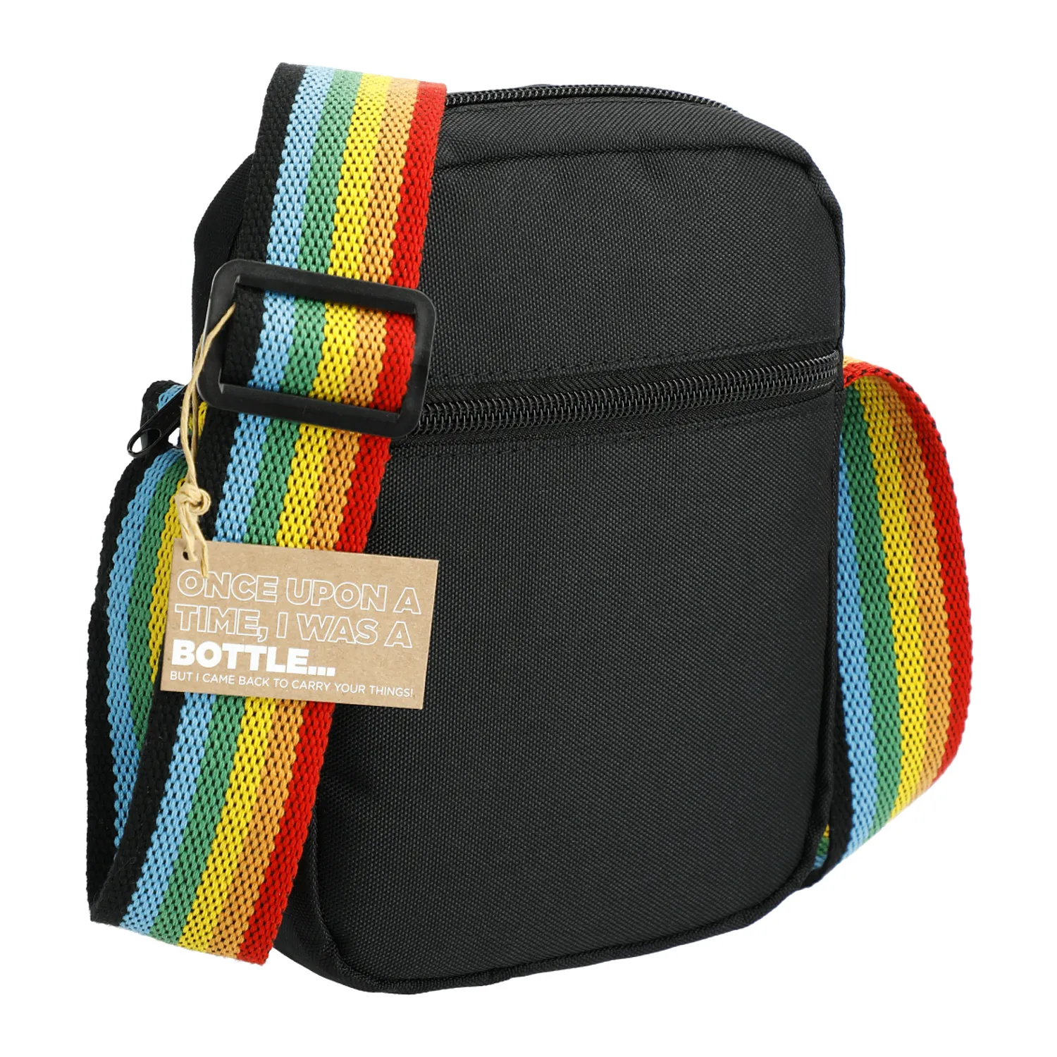 Rainbow RPET Crossbody Tote