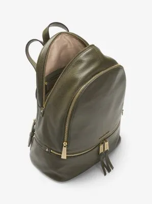 Rhea Large Leather Backpack