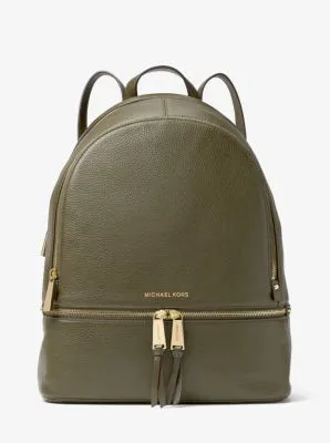 Rhea Large Leather Backpack