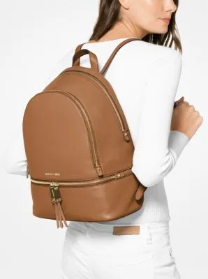 Rhea Large Leather Backpack