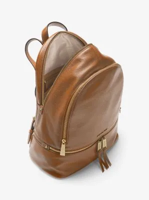 Rhea Large Leather Backpack