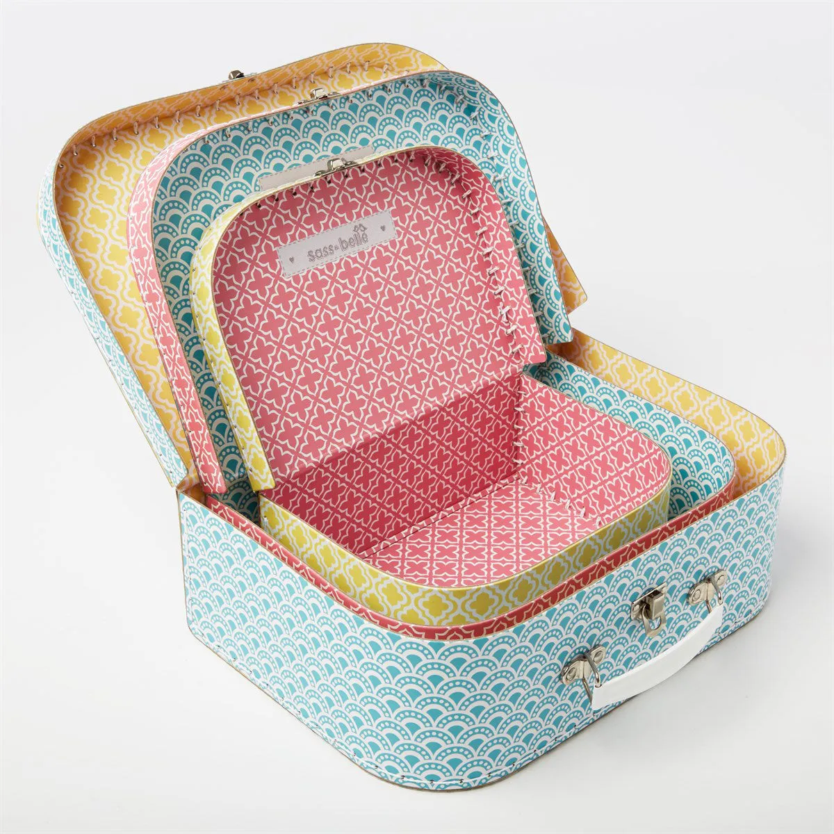 RJB Stone Moroccan Geometrics Suitcase