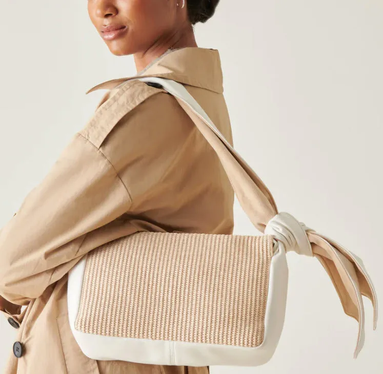 The Soft Knot Shoulder Bag in Natural