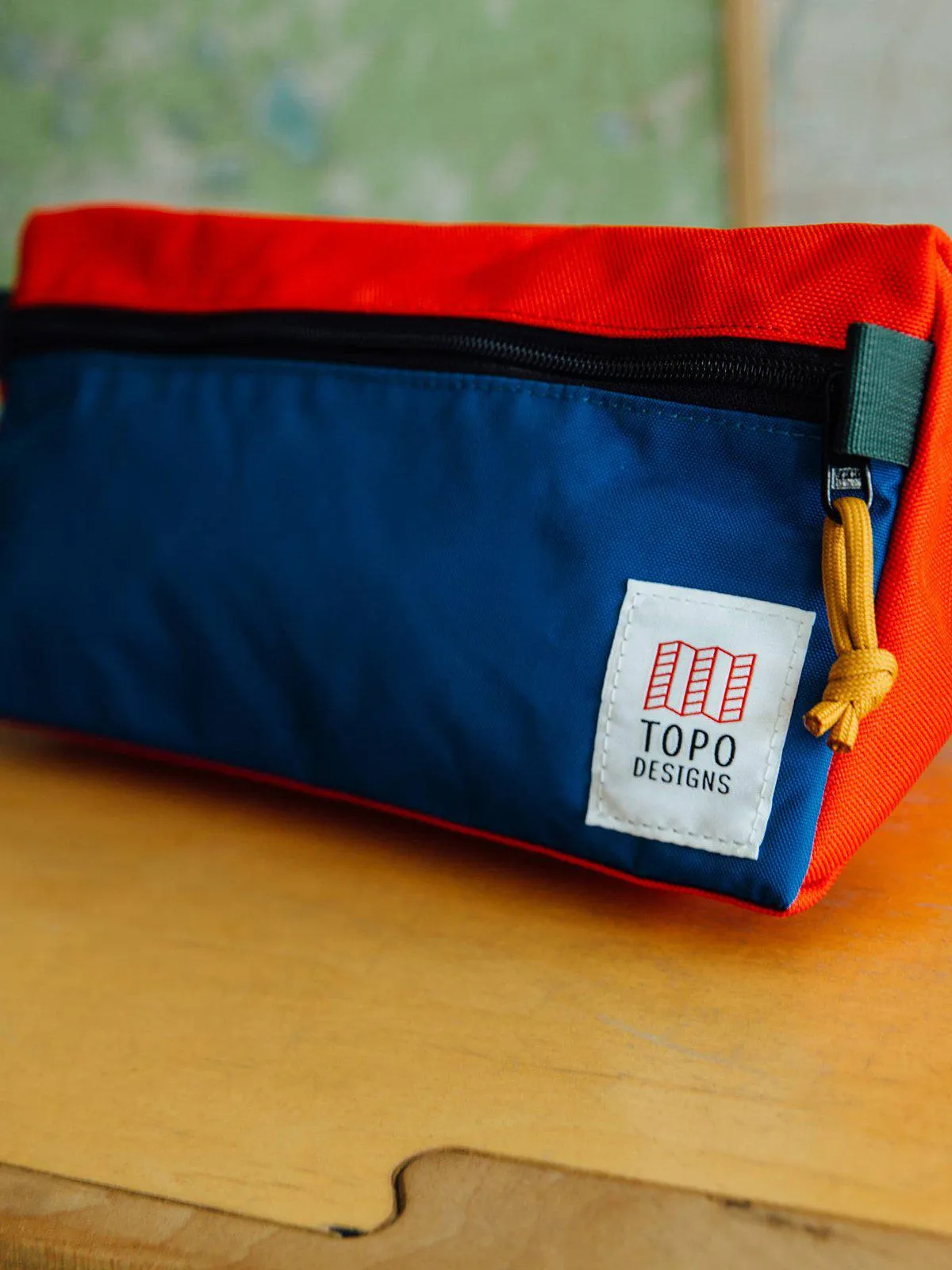 Topo Designs Dopp Kit Blue Red