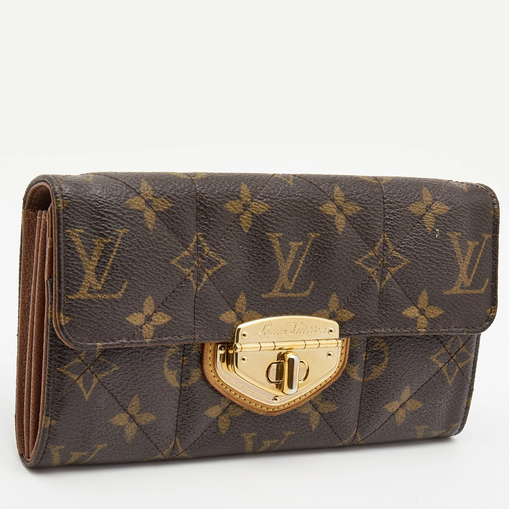 Trendy Inspired Louis Vuitton Monogram Canvas Etoile Sarah Wallet