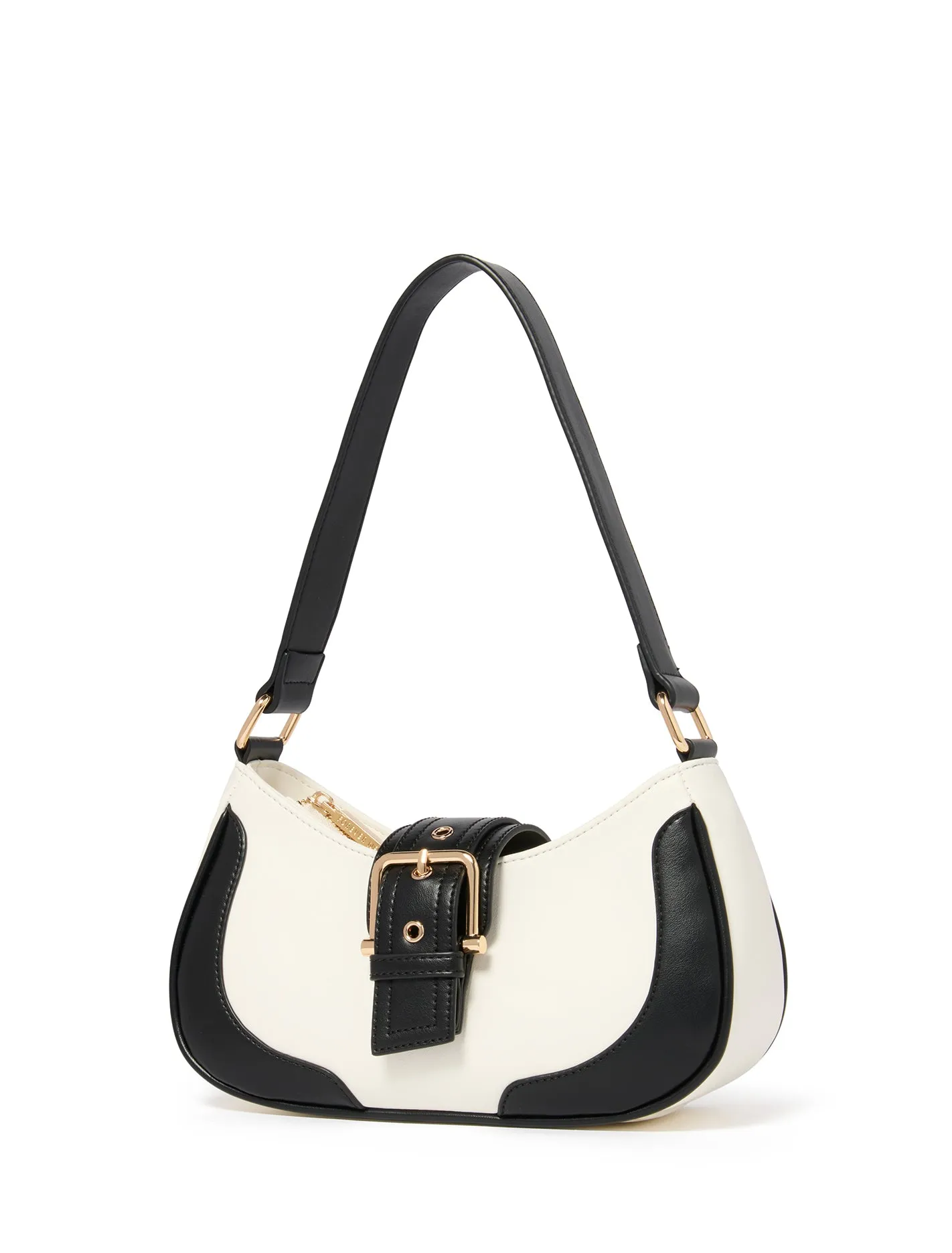 Wendy Panel Buckle Shoulder Bag