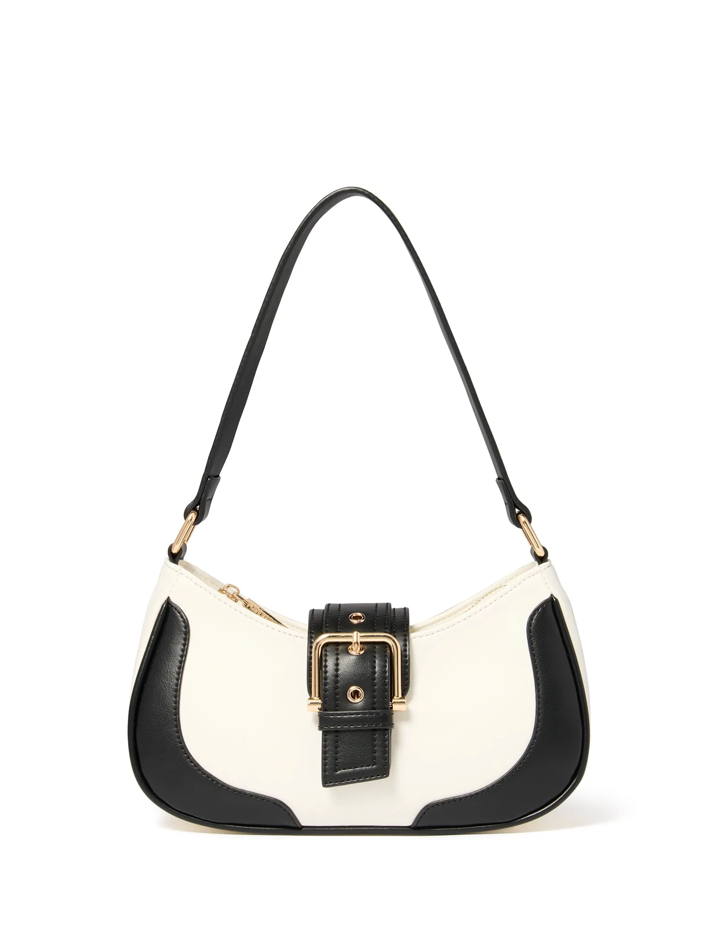 Wendy Panel Buckle Shoulder Bag